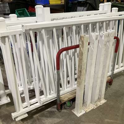 16pcs alum fence railing kit