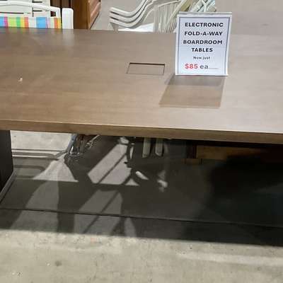 large tilt top table
