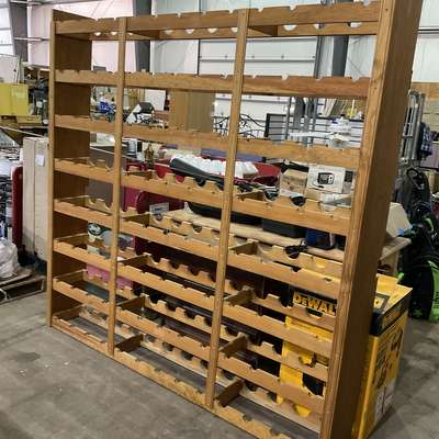 HUGE Wall WINE RACK(100 bottles)