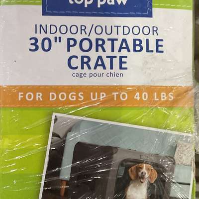 30" portable wire kennel