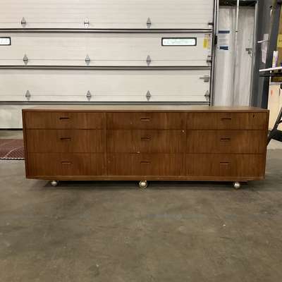 teak dresser 9 drawers