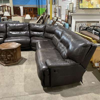 6 PC PVC Sectional Sofa