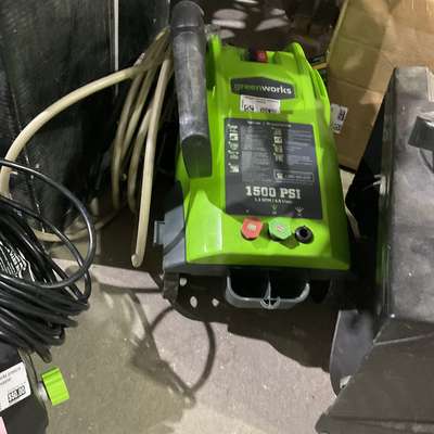 1500psi electric pressure washer