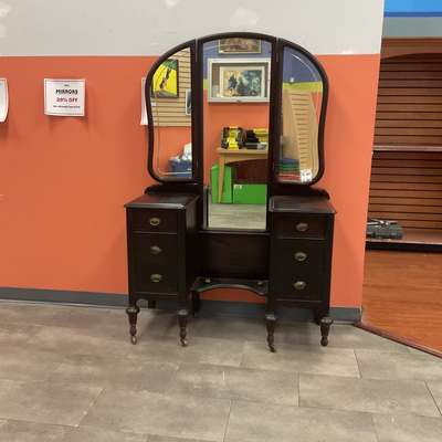 Antique dresser with mirror