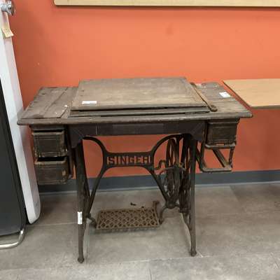 antique sewing cabinet